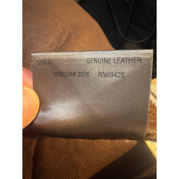 Vintage Wilsons Leather Suede Car Coat Field Jacket in Brown XXL - Picture 6 of 7